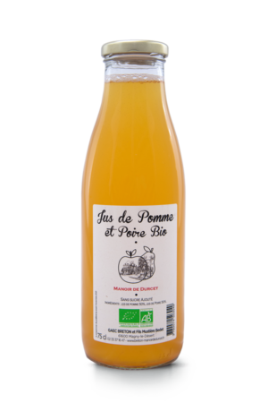 Jus de Pomme et Poire Bio