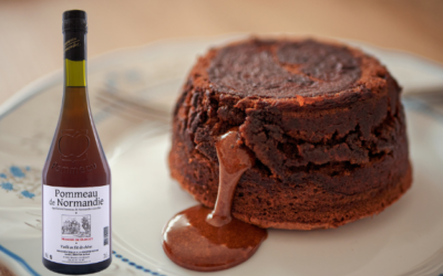 Fondant chocolat velouté au Pommeau de Normandie