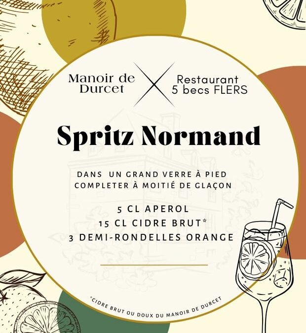 Le cocktail Spritz Normand